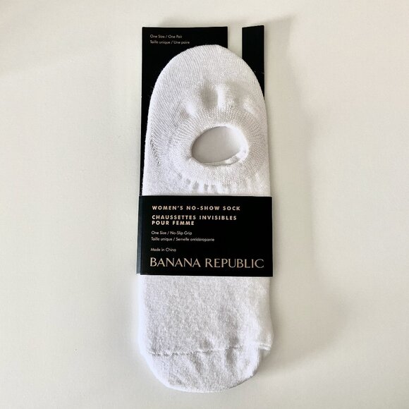 NWT BANANA REPUBLIC Women's No-Show Socks - One size - Picture 1 of 2